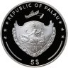 Купить Палау 5 долларов 2011 "Принцесса моря - жемчужина" абрикосовая вставка