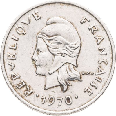 купить Новые Гебриды 10 франков (francs) 1970