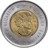 Купить Канада 2 dollars (доллара) 2016 75 лет Битве за Атлантику