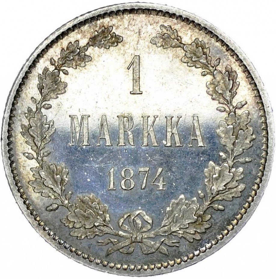 купить 1 марка 1874 года S