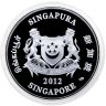 Купить Сингапур 10 доллара 2012 "Год Дракона", в футляре с сертификатом