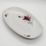 Купить Блюдо, украшенное цветочным декором, фарфор, деколь, золочение, Chodziez, Польша, 1964-1980 гг.