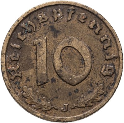 купить Германия (Третий рейх) 10 рейхспфеннигов (reichspfennig) 1938