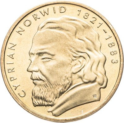 купить Польша 2 злотых (zlote) 2013 130 лет со дня смерти Циприана Камиля Норвида