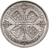 Купить Великобритания 2 шиллинга (флорин, shillings) 1930 в слабе Монетник. ру AU det чистка
