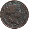Купить Испания 10 сентимо 1857