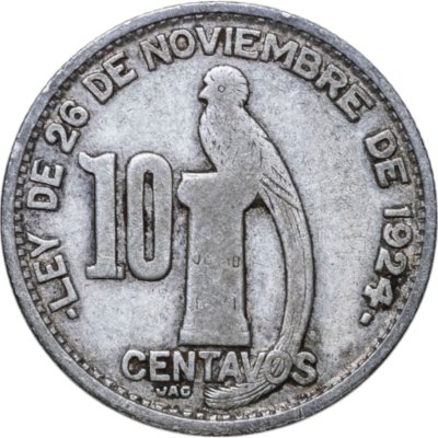 купить Гватемала 10 сентаво (centavos) 1945