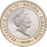 Купить Гибралтар 2 фунта (pounds) 2020 "Подвиги Геракла - Коровы Гериона"