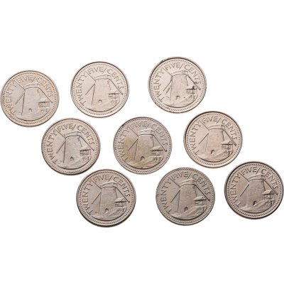 купить Барбадос набор монет 1980-2011 (9 штук)