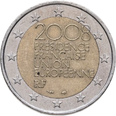 купить Франция 2 евро 2008 "Председательство Франции в Европейском Союзе"