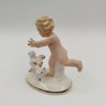 Купить Статуэтка "Путти с цыплятами", фарфор, роспись, золочение, Carl Scheidig, Gräfenthal, Германия, 1972-1990 гг.