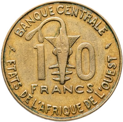 купить Западная Африка (BCEAO) 10 франков (francs) 1976