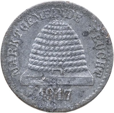 купить Германия, Фойхт 5 пфеннигов 1917