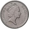 Купить Великобритания 5 пенсов (pence) 1990