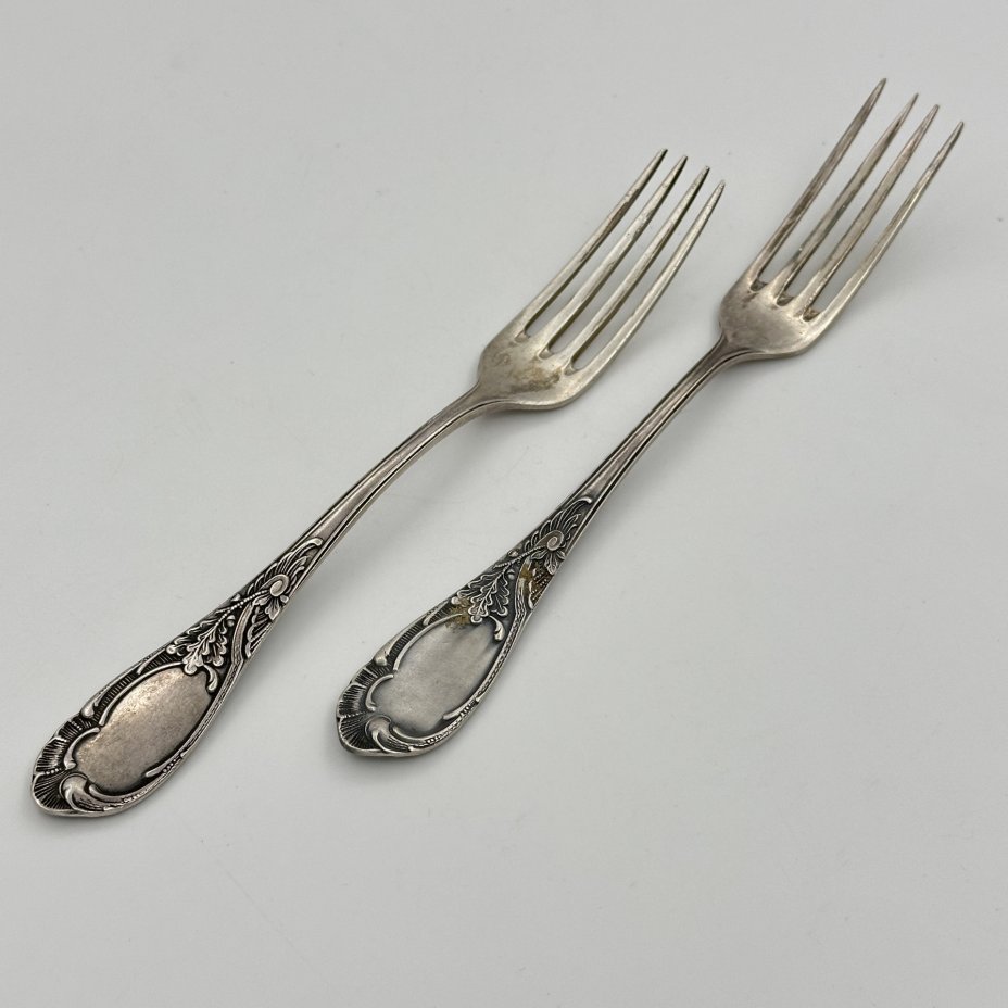 Купить Набор из 2 вилок, серебро 875 пробы, СССР, 1950-1980 гг.