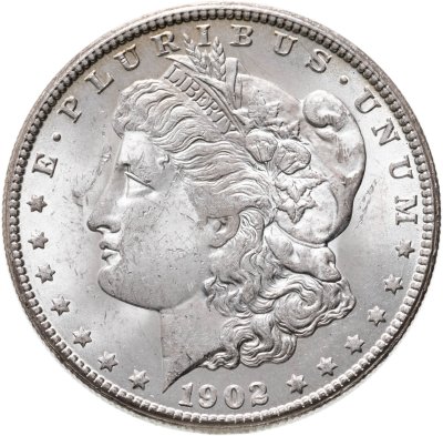 купить США 1 доллар (dollar) 1902 Доллар Моргана, знак монетного двора: "O" - Новый Орлеан