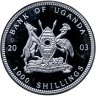 Купить Уганда 1000 шиллингов (shillings) 2003 "Горилла с детёнышем"
