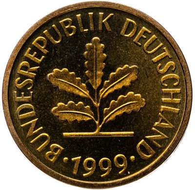 купить Германия 5 пфеннигов (pfennig) 1999 А