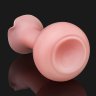 Купить Высокая интерьерная ваза (кувшин) нежного розового оттенка, Empoli  Art Glass Opaline, стекло, двухцветное, матовое, стекло, двухцветное, матовое, Италия, 1960-1980 гг.