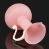 Купить Высокая интерьерная ваза (кувшин) нежного розового оттенка, Empoli  Art Glass Opaline, стекло, двухцветное, матовое, стекло, двухцветное, матовое, Италия, 1960-1980 гг.