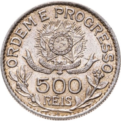 купить Бразилия 500 реалов (рейс, reis) 1913
