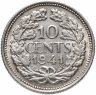 Купить Нидерланды 10 центов (cents) 1941