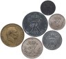 Купить Дания годовой набор монет для обращения 1955 (6 шт.)