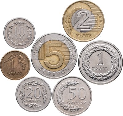 купить Польша набор из 7 монет 1992-1995 года
