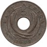 Купить Британская Восточная Африка 5 центов (cents) 1957