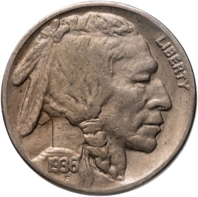 купить США 5 центов (cents) 1936 S Buffalo Nickel