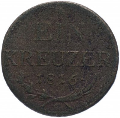 купить Австрия 1 крейцер 1816 S