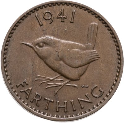 купить Великобритания 1 фартинг 1941