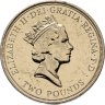 Купить Великобритания 2 фунта (pounds) 1989 "300 лет "Биллю о правах" Англии"