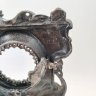 Купить Подчасник ажурный со змеей, чугун, литье, крашение, Кусинский чугунолитейный завод (Куса), СССР, 1960-1980 гг.