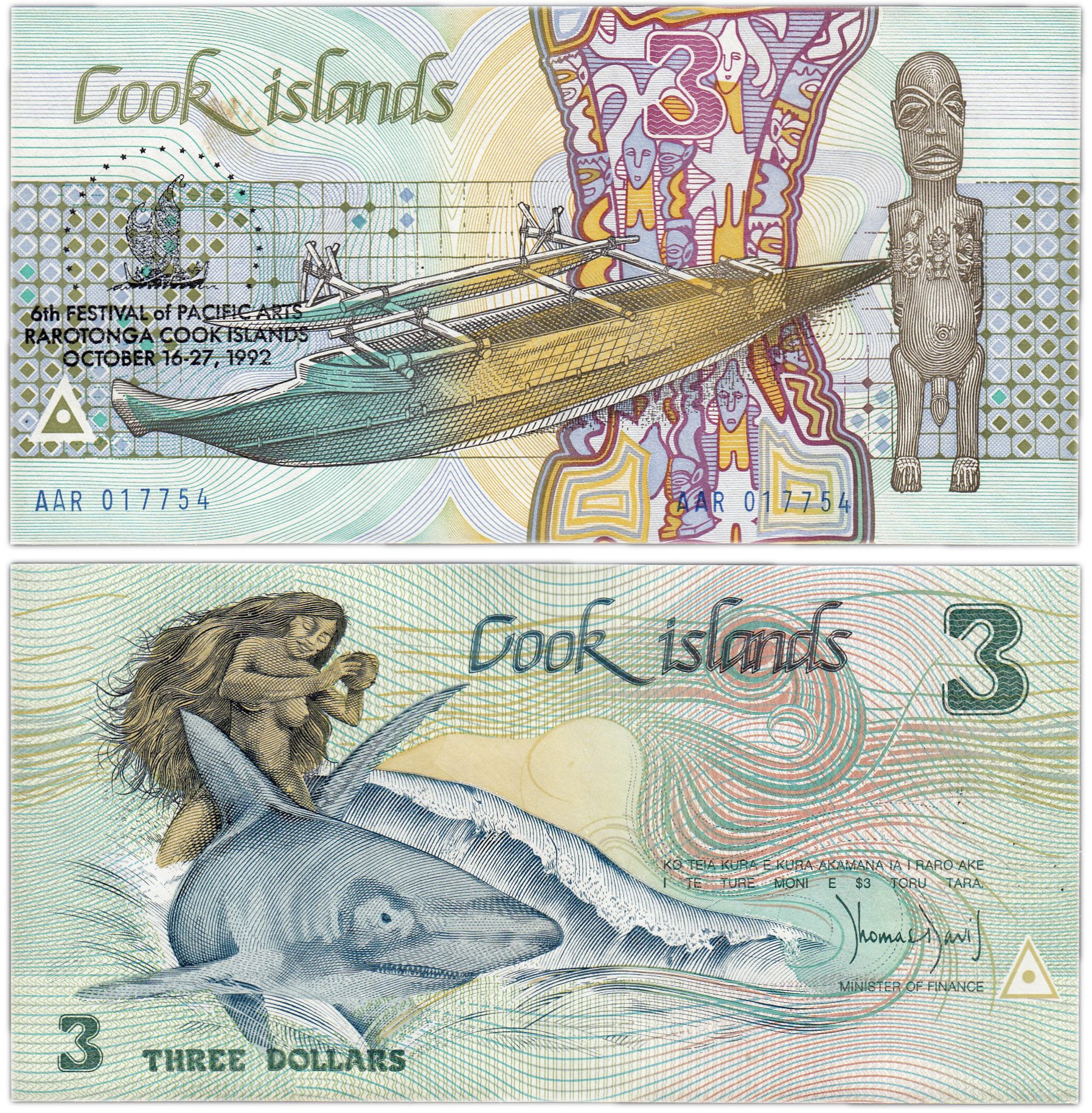 Переведи 3 доллара. 3 Доллара острова Кука банкнота. Острова Кука валюта. Банкнота доллар островов Кука. 3 Долларовая купюра острова Кука.