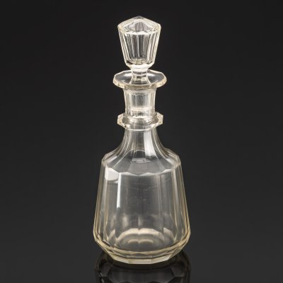 купить Графин с декором "грань во весь" (большой), стекло, выдувание, гранение, Акционерное общество Мальцовских заводов, Российская империя, 1890-1915 гг.