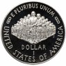Купить США 1 доллар 1987 "200 лет конституции США" в коробке Proof
