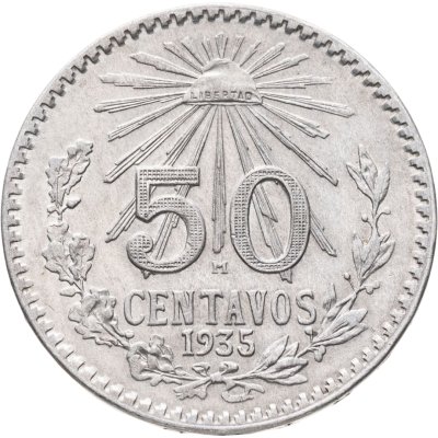 купить Мексика 50 сентаво 1935
