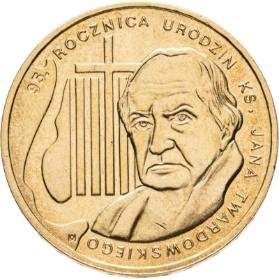 купить Польша 2 злотых 2010 "95 лет со дня рождения Яна Якуба Твардовского"