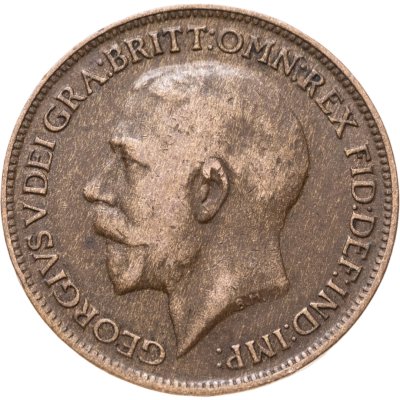купить Великобритания 1 фартинг (farthing) 1921