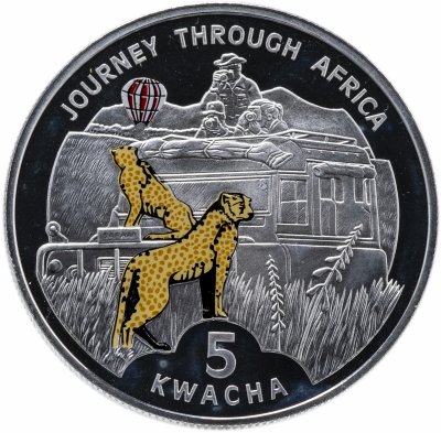 купить Малави 5 квача (kwacha) 2006 "Путешествие по Африке - сафари"