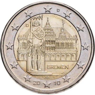 купить Германия 2 евро 2010 D "Федеральные земли Германии: Бремен"