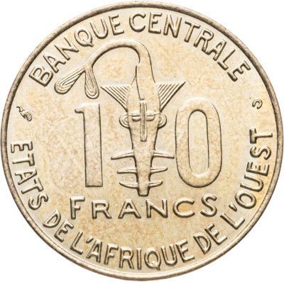 купить Западная Африка (BCEAO) 10 франков (francs) 2000