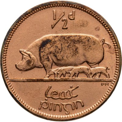 купить Ирландия 1/2 пенни (half penny) 1966