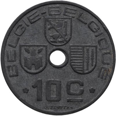 купить Бельгия 10 сантимов (centimes) 1941