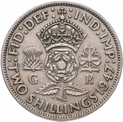 купить Великобритания 2 шиллинга (флорин) 1947