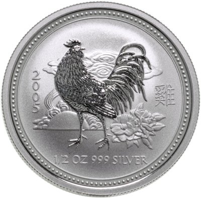 купить Австралия 50 центов 2005 "Год петуха"