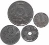 Купить Дания набор от 1 до 10 эре 1944 (4 шт)