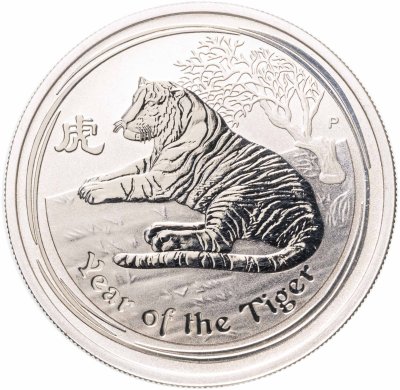 купить Австралия 50 центов 2010 «Тигр»