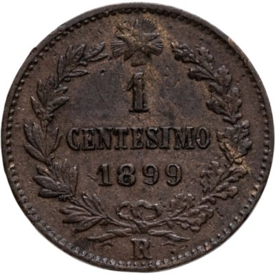 купить Италия 1 чентезимо (centesimo) 1899
